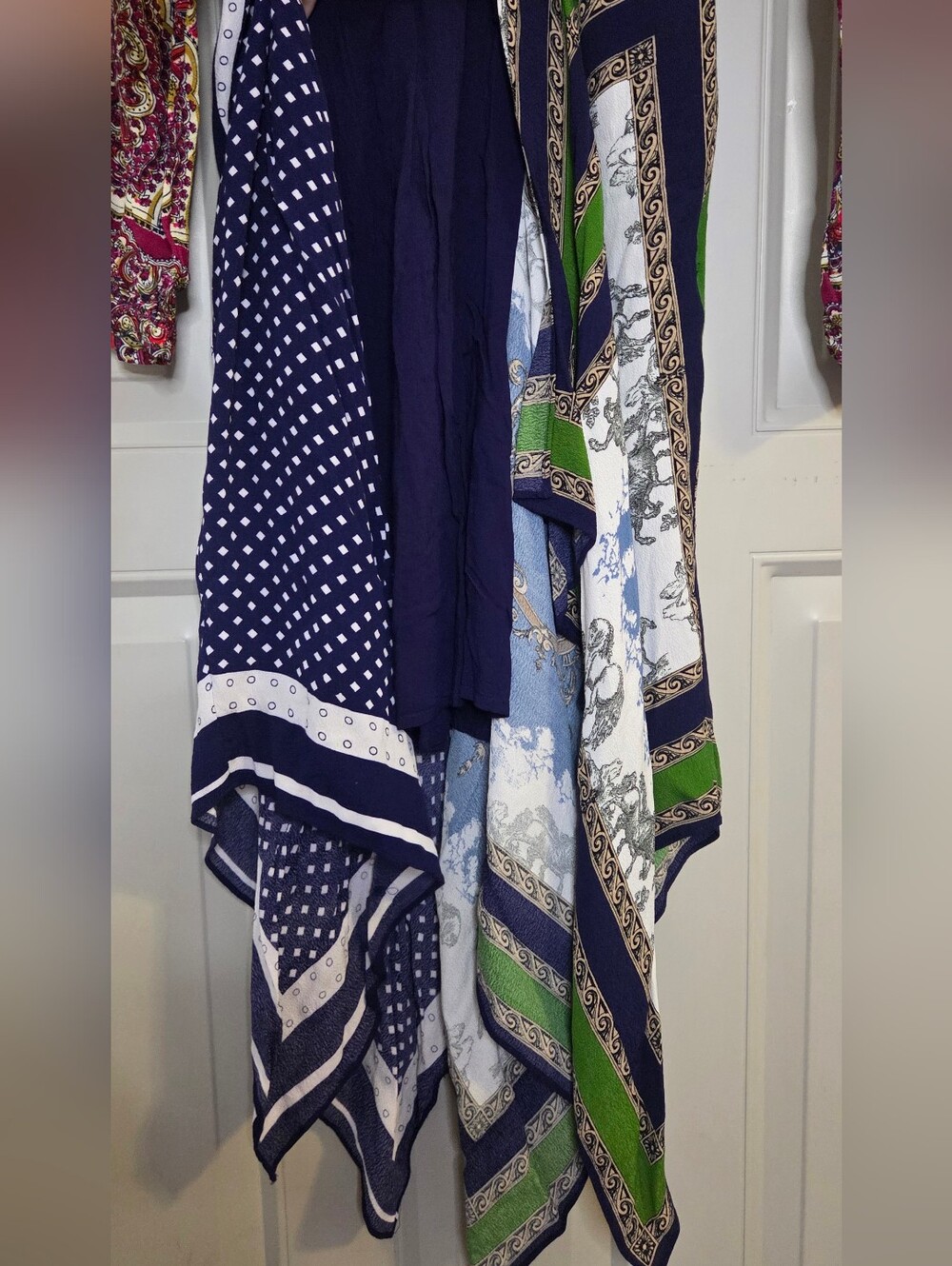 Moulinette Soeurs By Anthropologie - Mixed Print V-Neck Long Sleeve Dress - Picture 7 of 15